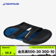 迪卡儂（DECATHLON）游泳男士運動包腳拖鞋男時尚室外速干沙灘洞洞鞋NABD CLOG500 黑色 墨藍(lán)底 42-43碼（ 腳背高推薦買大一碼）