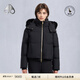 Moose Knuckles[折扣] JACKET GOLD女士保暖鵝絨小剪刀羽絨服外套 黑色/黑色羊毛領(lǐng) M