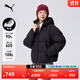 彪馬（PUMA）600蓬90絨保暖連帽鴨絨外套女新款冬季輕盈羽絨服 684079 黑色-01 M
