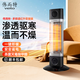 veito偉而特取暖器遠紅外線(xiàn)電暖氣靜音殺菌滅毒跌倒保護節能家用持久恒溫不干燥 黑色 CH1200XT