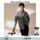 ABERCROMBIE & FITCH男裝春秋經(jīng)典小麋鹿美式復古通勤牛仔布襯衫KI125-4040 淺灰色 M (180/100A)