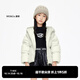 little MO&Co.加厚-童裝女童連帽兒童羽絨服男童洋氣保暖外套防寒服 卡特蘭綠色 100 110/52