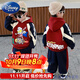 迪士尼（Disney）奧特曼衣服男童冬裝加絨套裝2025新款洋氣兒童加厚衛(wèi)衣冬季兩件套 紅色 120