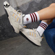 adidas「泡泡鞋」HI-TAIL 2.0經(jīng)典復古中幫運動(dòng)鞋阿迪達斯三葉草   清澈棕/燕麥色/黑色   41