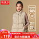 坦博爾秋冬羽絨服短款女士馬甲背心90鴨絨休閑保暖外套TD238006 奶茶棕 M (165)