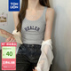 唐獅（TonLion）2025夏女圓領(lǐng)前胸字母背心