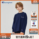 Champion冠軍男女童長(zhǎng)袖T恤2025秋季新款大小童親子薄舒適插肩兒童上衣