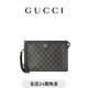 GUCCI古馳Ophidia系列小號手拿包 灰色和黑色 均碼