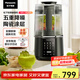 松下（Panasonic）破壁機【國家補貼】輕音 榨汁機 豆漿機 料理機家用1.2L容量 降噪彩屏觸控 MX-H6201