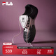 FILA斐樂(lè )女鞋德訓鞋運動(dòng)鞋春季新款水舞鞋休閑鞋黑色老爹鞋情人節 黑/標準白-BC 37.5