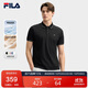 FILA 斐樂官方領(lǐng)航POLO短袖t恤2025年夏季時(shí)尚休閑涼感上衣男子針織衫