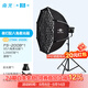 南光（NANLITE）FS-200B雙色溫補光燈 室內直播平面人像拍攝燈 視頻錄制200W常亮燈 攝影棚打光燈 FS-200B+95八角柔光箱（蛋格）+燈架