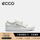 愛(ài)步（ECCO）【60周年限定】板鞋女 牛皮魔術(shù)貼平底鞋 柔酷219243 白色21924301007 35
