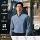 布克兄弟（BrooksBrothers）男士春秋牛津紡扣結(jié)領(lǐng)logo休閑襯衫 4003-牛仔藍(lán) L