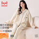 貓人空氣棉【26年新品】三層保暖不顯臃腫睡衣女軟糯春秋可外穿家居服
