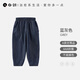 Q21兒童天絲牛仔褲男女童寶寶透氣排汗薄款長(cháng)褲子耐磨A類(lèi)秋裝新款 藍灰色 140