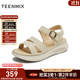天美意涼鞋商場(chǎng)同款日常通勤百搭純色休閑女鞋2025新款BL431BL5 米色 36