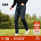 森馬（Semir）森柔牛仔牛仔褲男冬經(jīng)典復古通勤百搭103724124101A