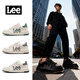 Lee男鞋新款潮流休閑鞋男時(shí)尚印花板鞋軟底增高小白鞋舒適運動(dòng)鞋子男