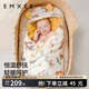 嫚熙（EMXEE）嬰兒包被新生兒豆豆絨抱被寶寶秋冬季通用包單防驚跳 納維亞森林（內芯可拆 10-28℃） 90*90cm