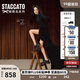 思加圖楊冪同款2025秋季蝴蝶島老爹鞋女鞋ECE83CM5 松露黑 37