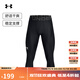 安德瑪（UNDERARMOUR）春夏HeatGear Vanish男子訓練運動(dòng)緊身七分褲1361588 黑色002 L