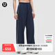 lululemon丨Court Rival 女士闊腿運動(dòng)褲 防曬 LW5HIDA 恣意藍/白 S