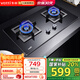 華帝（VATTI）國(guó)家補(bǔ)貼20% 灶具 燃?xì)庠?爆炒大火力 臺(tái)式嵌入式兩用 煤氣灶雙灶具 精控猛火灶i10055B/i10059B i10055B天然氣