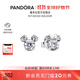 潘多拉（PANDORA）迪士尼系列米奇和米妮閃耀耳釘925銀可愛(ài)童話(huà)生日禮物送女友