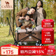 CAMEL露營(yíng)推車(chē)戶(hù)外折疊手推快遞拉車(chē)買(mǎi)菜溜娃遛狗車(chē)兒童可躺野餐小拖車(chē)