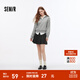 森馬（Semir）半身裙女百搭學(xué)院風(fēng)顯瘦短裙俏皮小個(gè)子秋灰色格子百褶裙時(shí)尚 灰色調00422 M