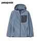 巴塔哥尼亞（Patagonia）兒童大童速干透氣R1抓絨衣連帽衫 R1 Air 64810 BNLB 2XL