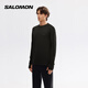 薩洛蒙（Salomon）男款 戶(hù)外運動(dòng)柔軟舒適保暖長(cháng)袖T恤衛衣 SNTIAL LIGHTWARM CN 深黑色 C26038 L