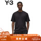 Y-3【 開學季】y3 REG SS TEE男士T恤圓領(lǐng)短袖純棉t恤IW0066 黑色 M