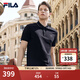 FILA 斐樂(lè )官方男子針織短袖POLO衫夏季新款時(shí)尚休閑基礎上衣 傳奇藍-NV L 175/96A