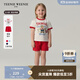Teenie Weenie Kids小熊童裝25年款新款男女寶寶印花短袖短褲套裝 紅色 90 cm