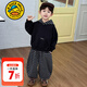 G.DUCKKIDS小黃鴨童裝男童秋季套裝2025新款男寶寶運動(dòng)兩件套兒童衛衣休閑褲 連帽套裝 130 建議7~8歲【120-130cm】cm