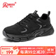 強(qiáng)人戶外運(yùn)動休閑慢跑鞋透氣網(wǎng)面特大碼男鞋 JD2630076 黑色 47