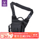 馬蓋先機動(dòng)鞍袋單肩斜跨包男戰術(shù)戶(hù)外徒步休閑運動(dòng)防刮多功能鞍袋包  黑色