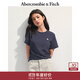 Abercrombie & Fitch【百搭修身】經(jīng)典小麋鹿圖案女裝25夏季圓領(lǐng)短袖T恤139-5759 海軍藍 XS (160/84A)