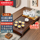 金灶（KAMJOVE）雞翅木實(shí)木茶具套裝燒水壺茶具茶盤(pán)套裝茶臺燒水壺一體式 K-185 搭配H9茶爐+茶具+茶渣桶