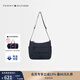 TOMMY HILFIGER25新款春夏男裝簡(jiǎn)約金屬字母繩結(jié)拉鏈大容量單肩斜挎包13218 藏青色DW6 OS