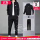 耐克（NIKE）男裝 運動(dòng)套裝運動(dòng)服 時(shí)尚潮流簡(jiǎn)約帥氣連帽夾克外套 休閑褲長(cháng)褲 針織套裝/夾克BV2649+直筒長(cháng)褲 XL(180)