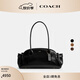 蔻馳（COACH）女士EMPIRE CARRYALL 34號手袋牛皮革手提包單肩包 B4/黑色（新版）