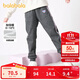 巴拉巴拉童裝女童褲子冬裝中大童加絨長(cháng)褲保暖兒童休閑褲運動(dòng)208424108003