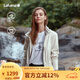 LAFUMA樂(lè)飛葉戶(hù)外防潑水夾克女 寬松露營(yíng)防風(fēng)輕量風(fēng)衣外套休閑LFJA3AF62 奶油灰G0 170/88A（40）