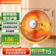 艾美特（AIRMATE）【節能省電】取暖器/小太陽(yáng)/電暖器/鳥(niǎo)籠電暖氣/電暖扇 即開(kāi)即熱家用定時(shí)遠紅外烤火爐 HF12081T-W