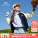 英氏（YEEHOO）女童外套兒童棒球服中大童裝學(xué)院風(fēng)上衣休閑時(shí)尚秋裝 深藍 165