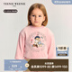 Teenie WeenieKids小熊童裝25年新款秋冬男女寶寶雙面絨衛衣褲套裝 粉色 110 cm