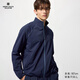 優(yōu)衣庫合作款男裝高彈力運動(dòng)茄克防紫外線(xiàn)外套夾克輕薄480411 69 藏青色 L /175/100A